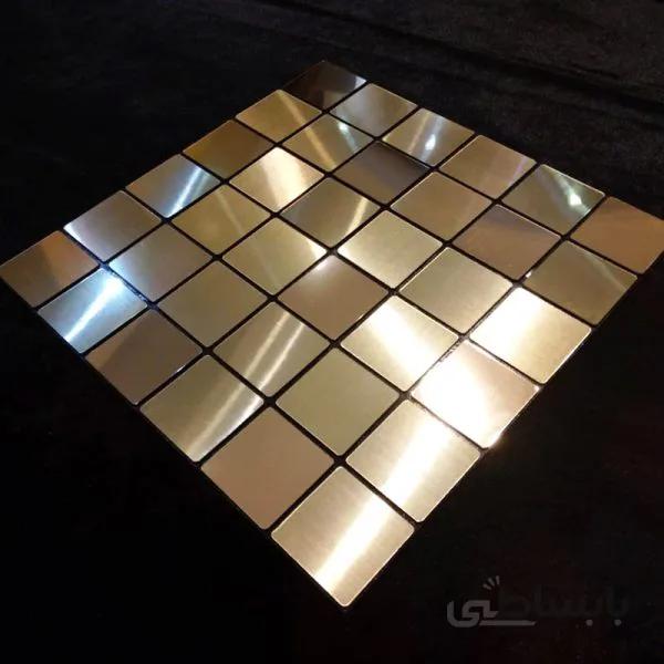 بین کابینتی مربعی طلایی تمام خشدار S369