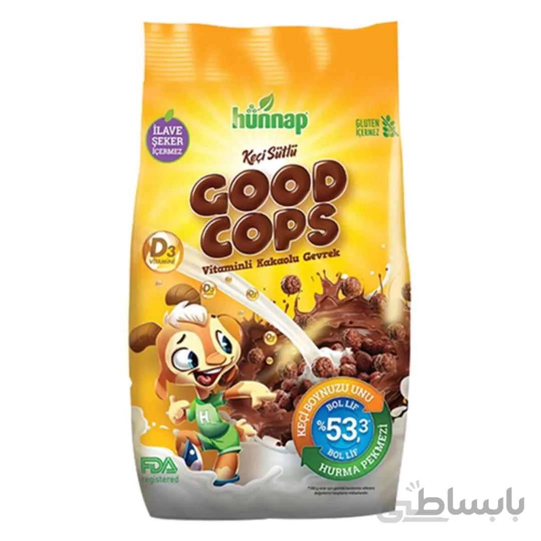 کورن فلکس شکلاتی با شیر بز هوناپ 300 گرم Hunnap