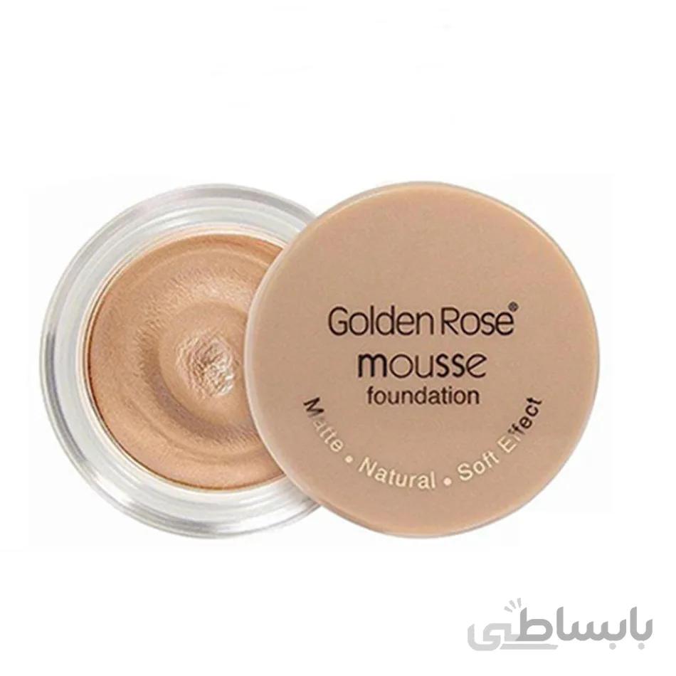 موس گلدن رز شماره 06 ا Golden rose Mousse Foundation No. 06