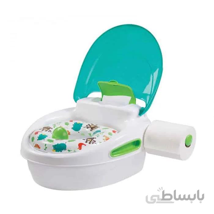 لگن آموزشی با دستمال کاغذی آبی سامر SUMMER