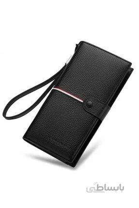 کیف پول مردانه ارزان برند Laorentou رنگ مشکی کد ty107221544