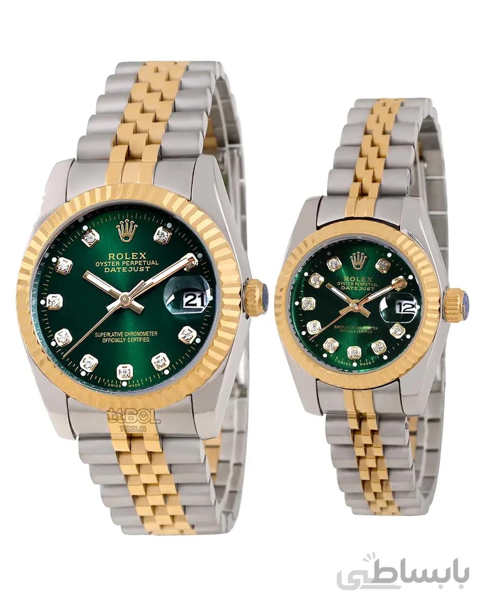 ساعت مچی ست رولکس ROLEX DATE JUST 6734 GRB SET