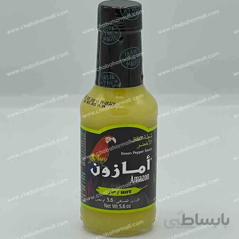 سس فلفل سبز امازون amazon با طعم Hot تند