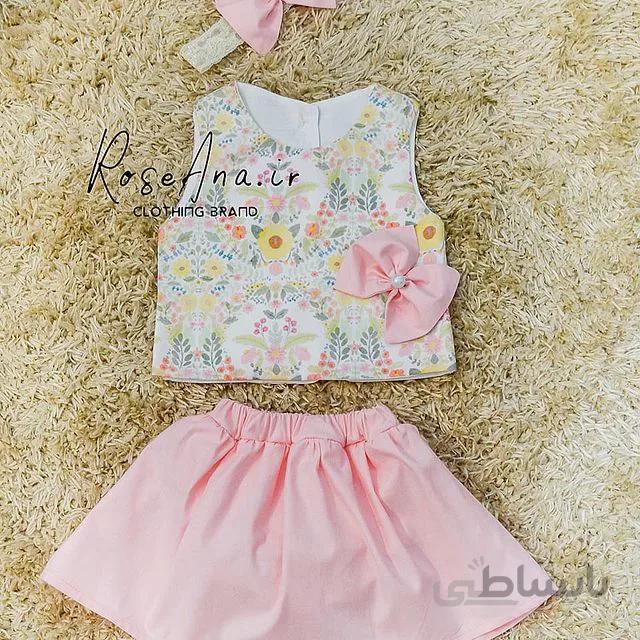 تاپ و دامن شورتی بندانگشتی