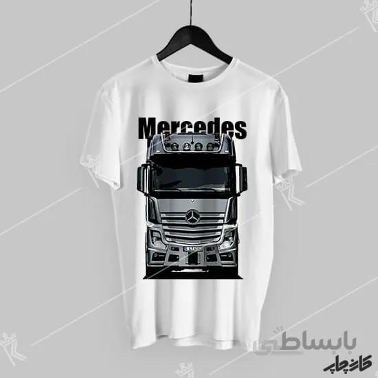تیشرت طرح کامیون مرسدس بنز کلاسیک BENZ