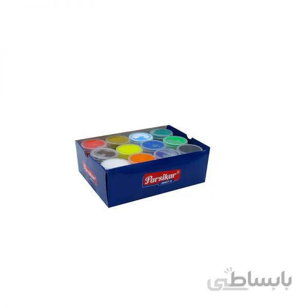 گواش 12 رنگ پارسیکار مدل JM607