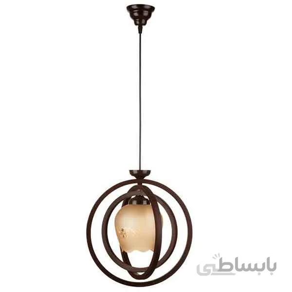 چراغ آویز چشمه نور تک شعله کد G512/1H-BR