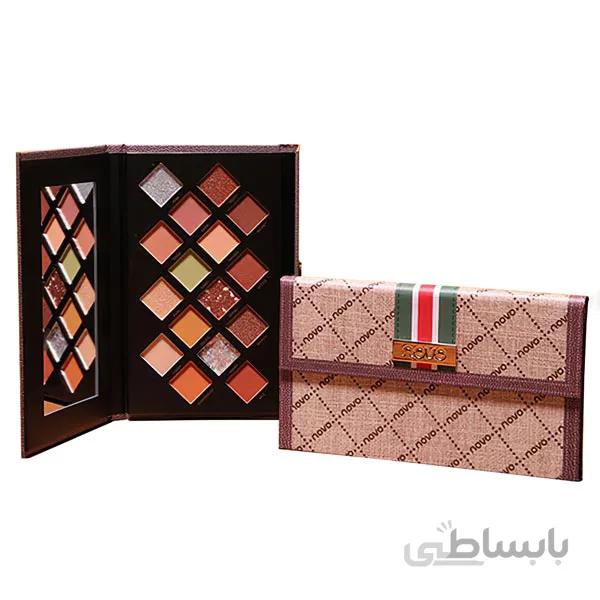 پالت سایه کیفی حرفه ای نوو (Novo Professional Eyeshadow Palette-Code 01)