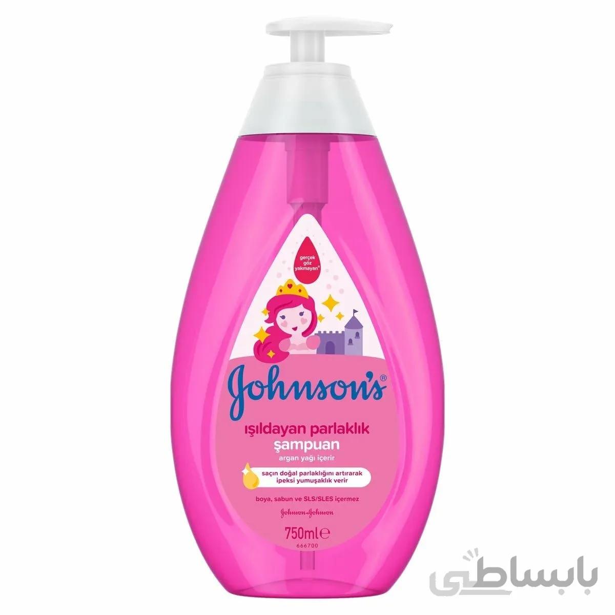 شامپو سر جانسون کودک مدل Shiny Drops ایتالیایی ۷۵۰میل ا Johnson Ishildayan Parlaklik baby shampoo, Italian model, 750 ml