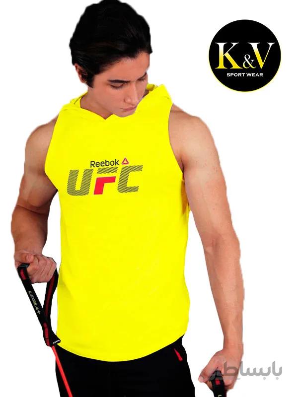 رکابی کلاهدار بدنسازی مردانه ufc ا Ufc mens bodybuilding hoodie
