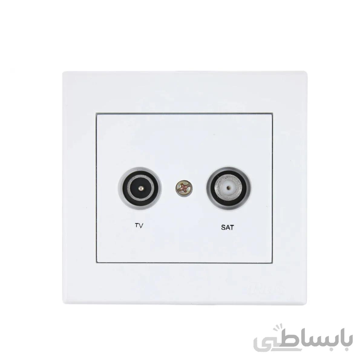 پریز آنتن و ماهواره دو منظوره پارت الکتریک سری تابش 5228