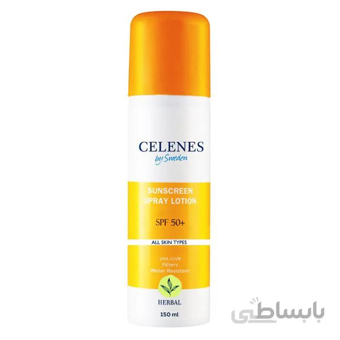 اسپری لوسیون ضد آفتاب سلنز +SPF50 حجم 150 میل