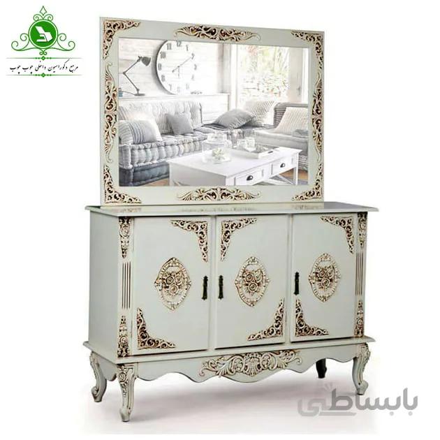 آینه و کنسول مدل رز