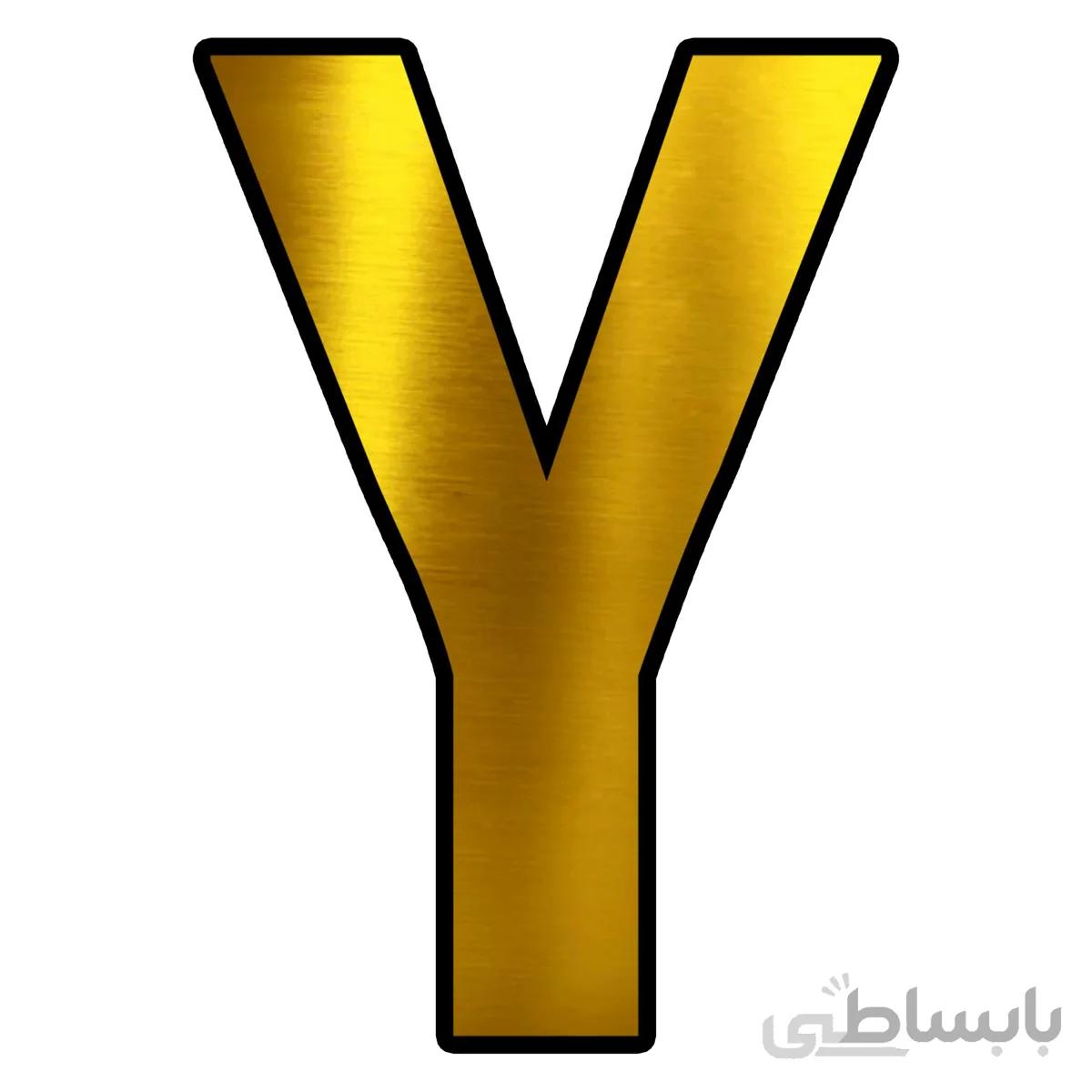 تابلو راهنما آژنگ طرح حروف انگلیسی مدلY (کد036)