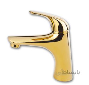 شیر روشویی هیرمند طلایی - کد 13454