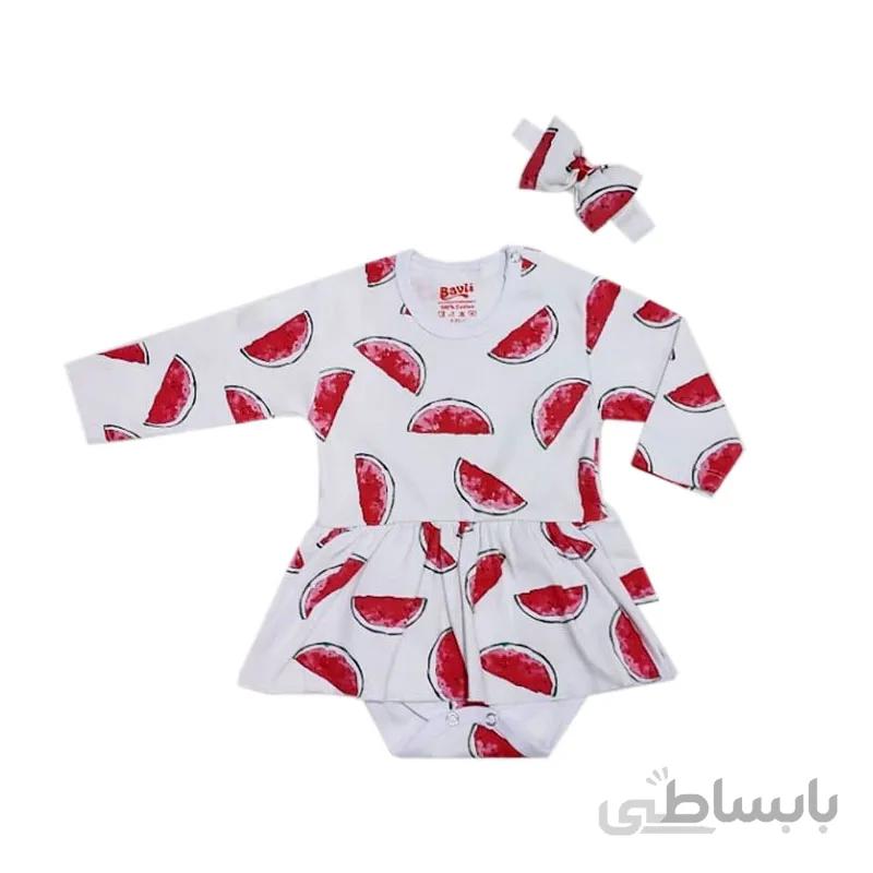 بادی دامن چیندار هندوانه