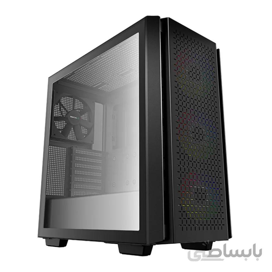 کیس دیپ کول CG560 ARGB ا DeepCool CG560 ARGB Black Mid AIRFLOW Tower Case