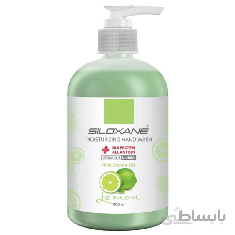 مایع دستشویی مرطوب کننده سیلوکسان حاوی روغن لیمو حجم 400 میل ا Siloxane Hand wash With Lemon Oil Extract 400ml