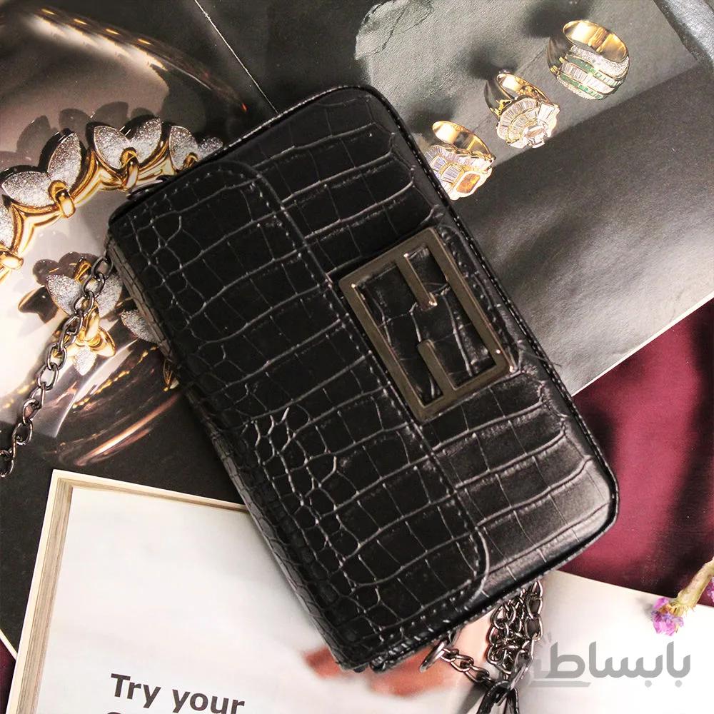 کد 1175 کیف یکطرفه زنانه فندی طرح سنگی