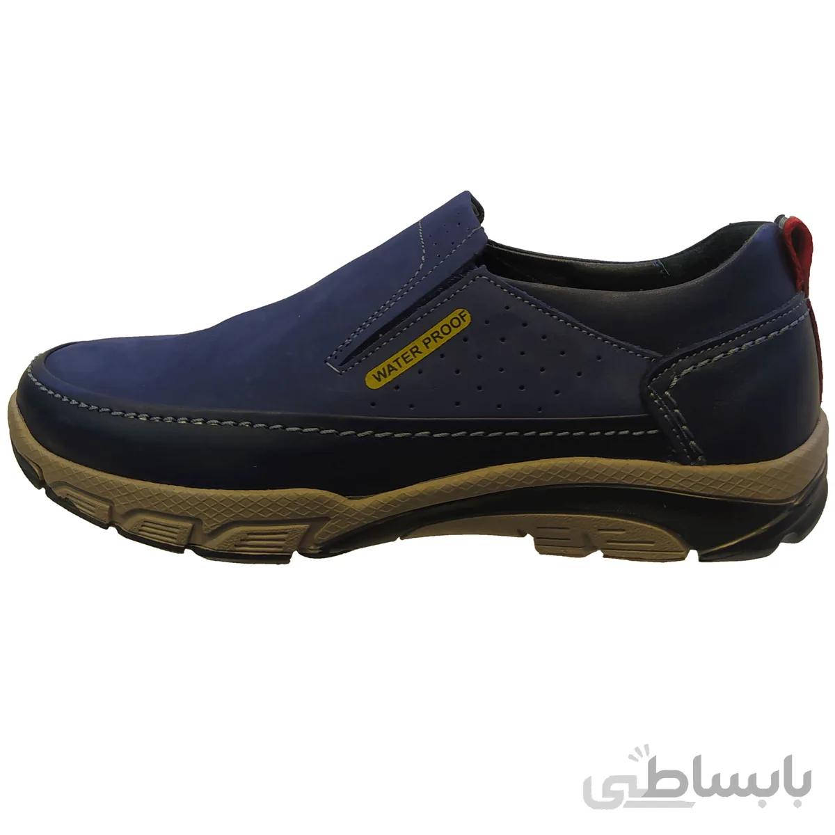 کفش روزمره مردانه مدل بدون بند چرمی WP - 40