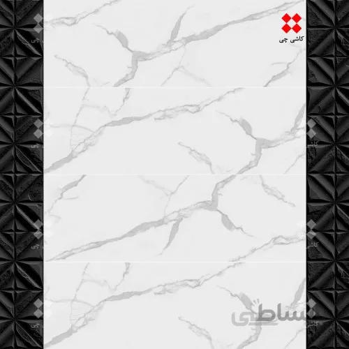 آرکا سفید 30×90 براق درجه 2