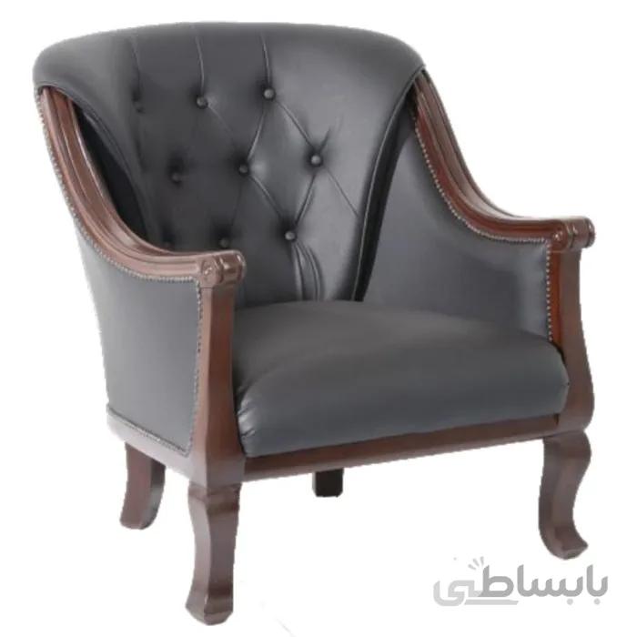 مبل لوئی ساده تک نفره ژاله