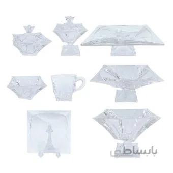 سرویس پذیرایی 65 پارچه کریستال کوآدرون