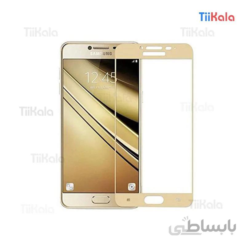 محافظ فول تمام صفحه شیشه ای مدل 9D مناسب برای موبایل سامسونگ J7 Prime