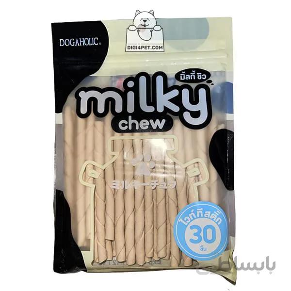 تشویقی شیری سگ 30 عددی مدل milky chew