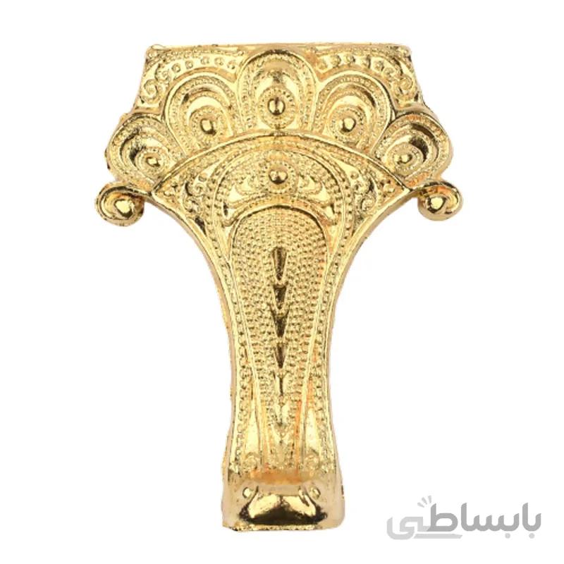 پایه آنتیک تزیینی طلایی طرح دالبری