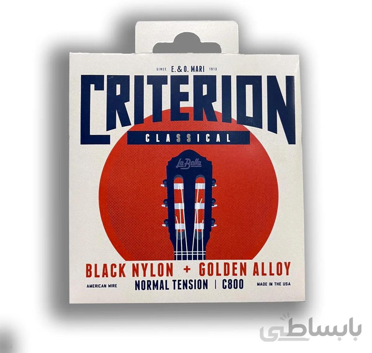 سیم گیتار CRITERION مدل Black Nylon