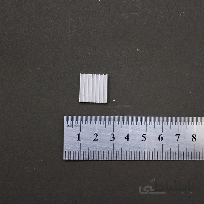 هیت سینک آلومینیومی مخصوص پردازنده و تراشه های SMD سایز 17x17x4mm