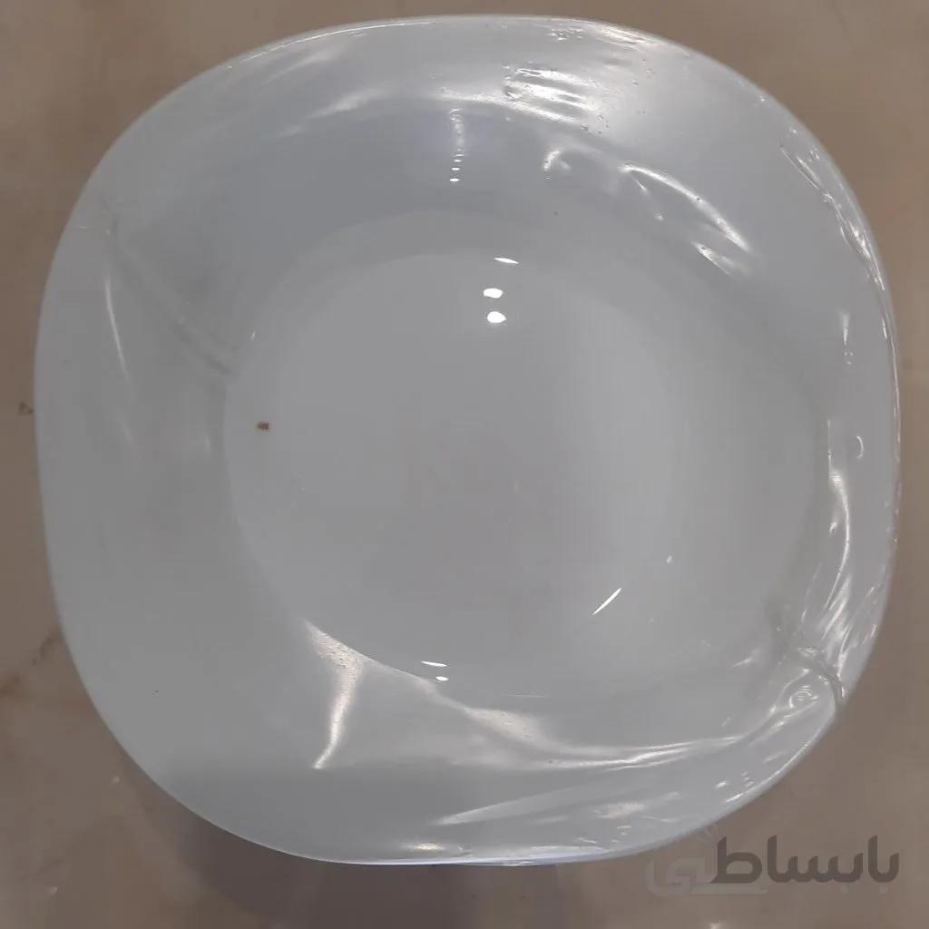 پلو خوری داماس مربع ساده