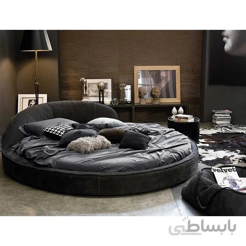 تخت خواب گرد نابی تک - مدل مونیکا