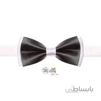 پاپیون سری نینو - بچگانه (دودی براق و سفید)