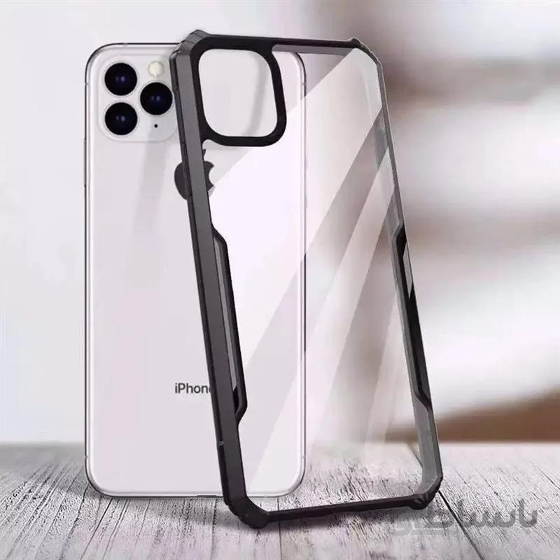 گارد پشت طلق شفاف دفندر لبه مشکی گلکسی A21s