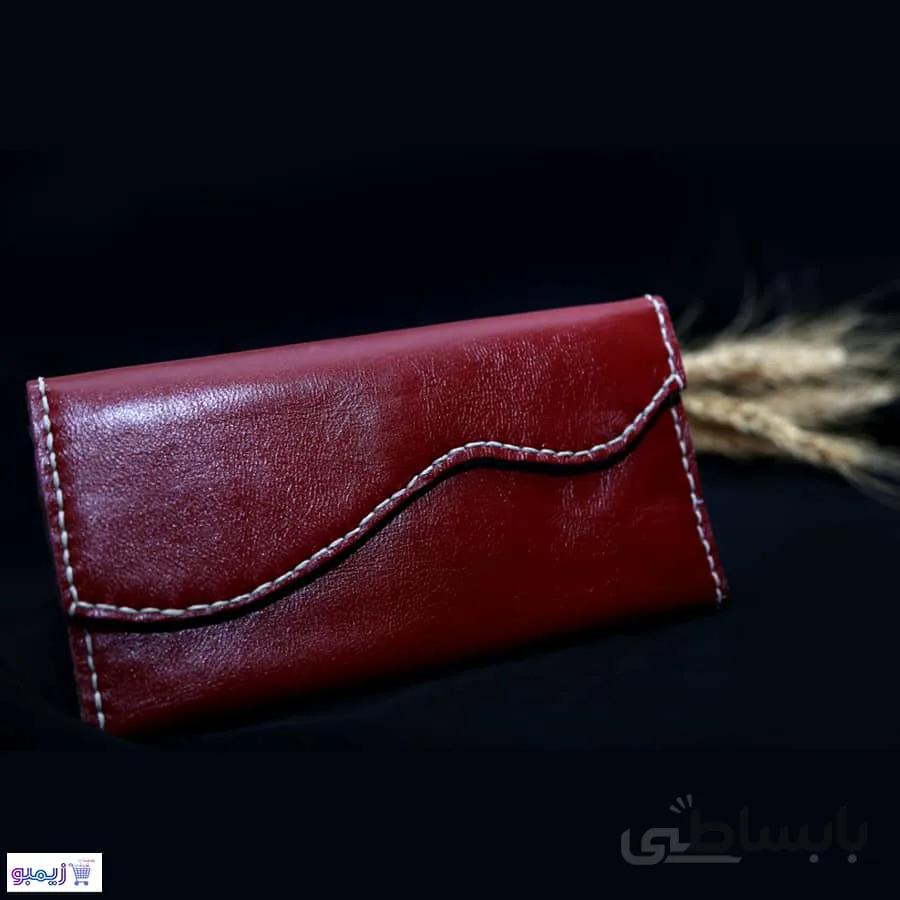 کیف پول سه لت چرم