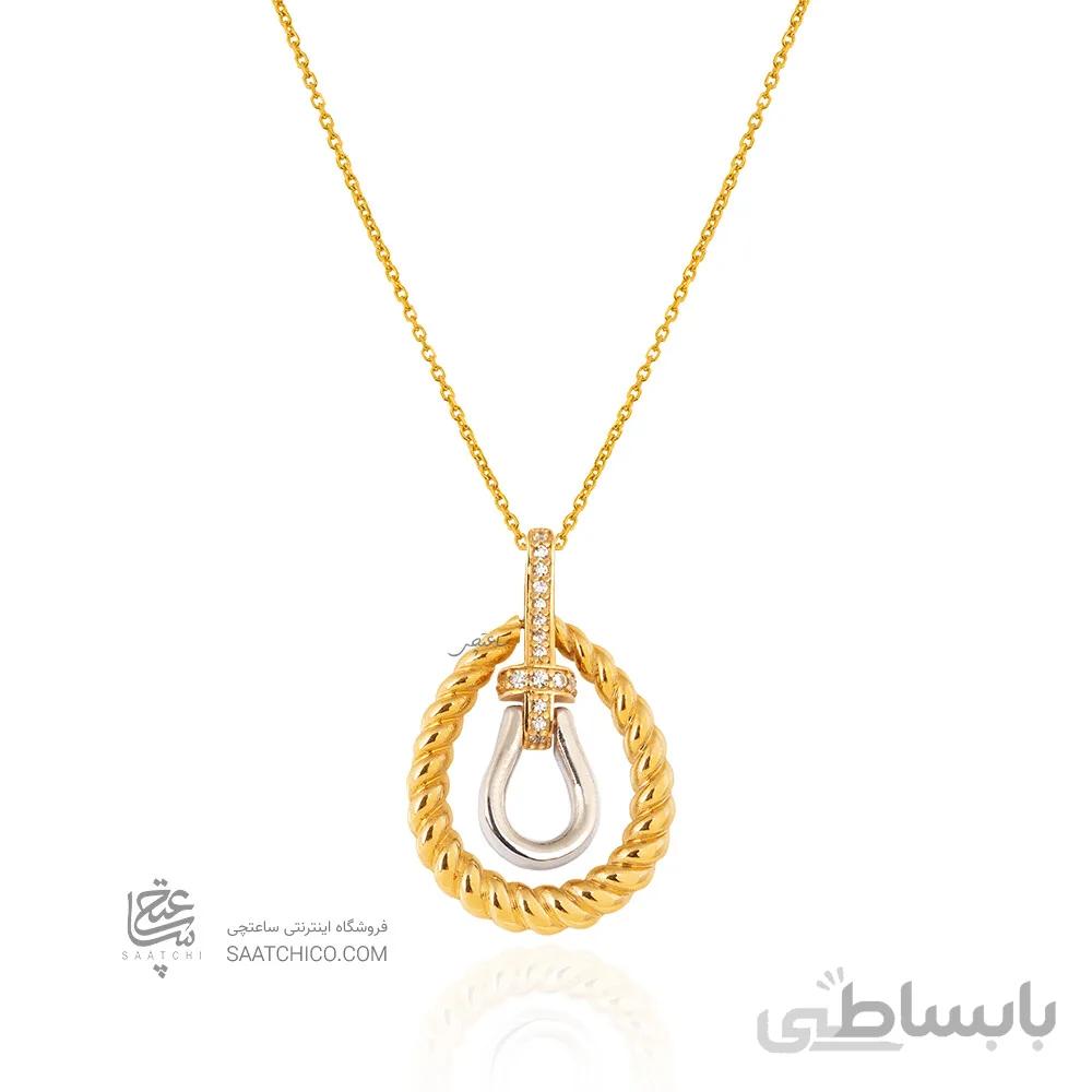 آویز طلا مدل داینامیک کد CP384