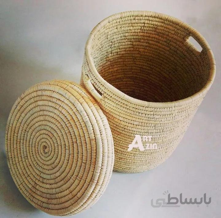 جالباسی استوانه ای حصیری کد ۱۰۲۳۵۲