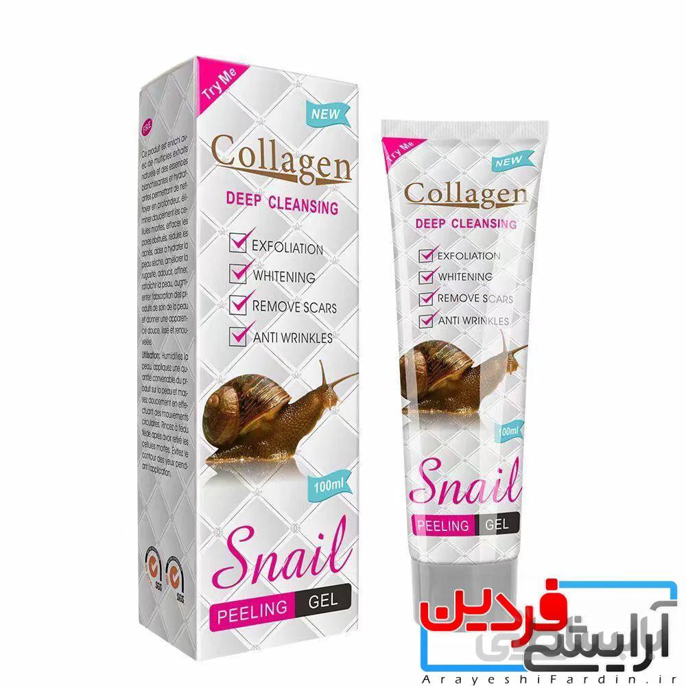 ژل لایه بردار کلاژن حلزون