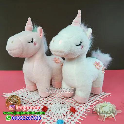 عروسک یونیکورن چشم بسته