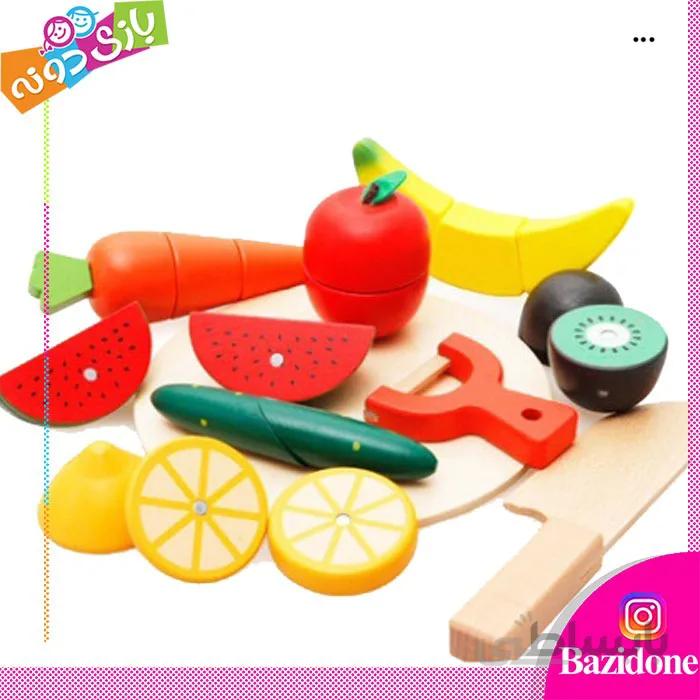 ست برش میوه چوبی مگنتی