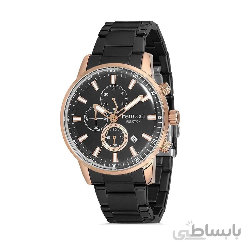 ساعت مچی عقربه ای مردانه برند فروچی Ferrucci مدل FC 12746TM.05
