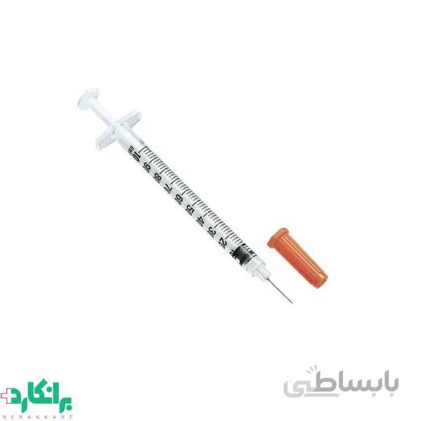سرنگ انسولین لوئرلاک 1cc وی مد گیج 30