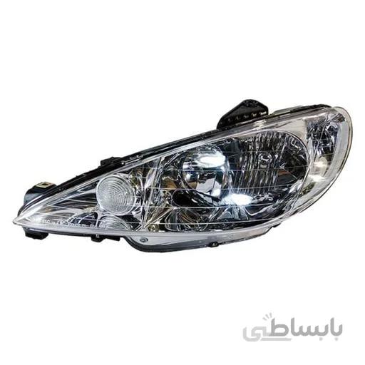 چراغ جلو سمت چپ راننده مدرن مناسب پژو 206