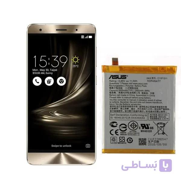 باتری اصلی ایسوس Asus Zenfone 3 Deluxe ZS570KL — تصویر 1