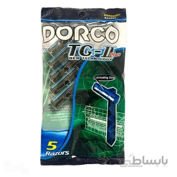 خودتراش ژیلت دو تیغه دورکو اصلی بسته 5عددی