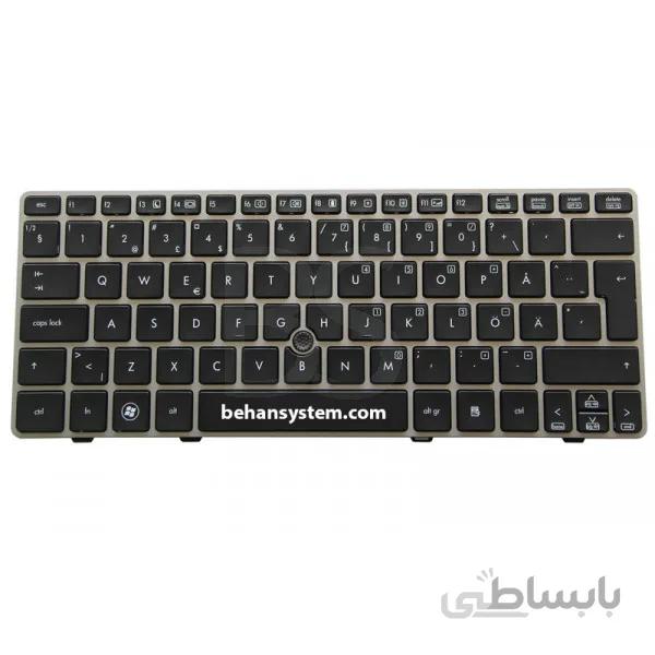 کیبورد لپ تاپ HP مدل Elitebook 2560P ا به همراه لیبل کیبورد فارسی جدا گانه