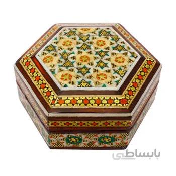 جعبه خاتم کاری گالری مند کد Mkh10