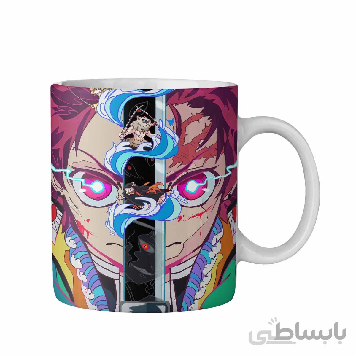 ماگ طرح انیمه شیطان کش Demon Slayer کدKCT10432